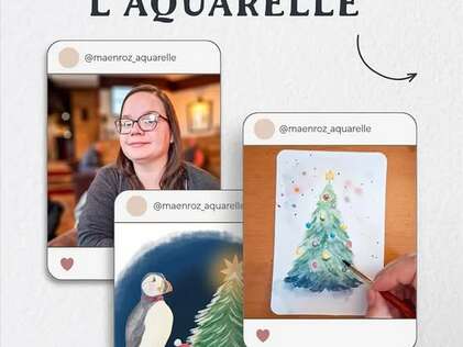 ATELIER AQUARELLE chez Suzy & Jackie