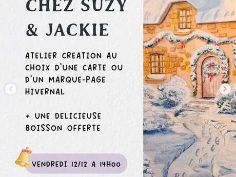 ATELIER AQUARELLE chez Suzy & Jackie