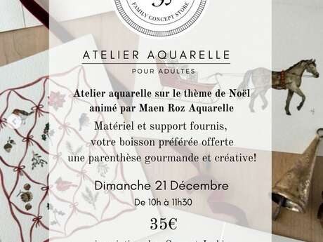ATELIER AQUARELLE chez Suzy & Jackie