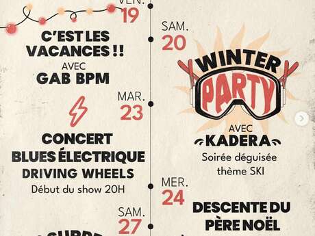 Winter Party à Nom de Zeus