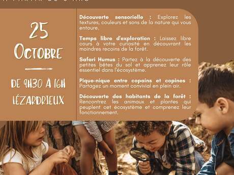 Stage 1 journée : explorateurs de la forêt