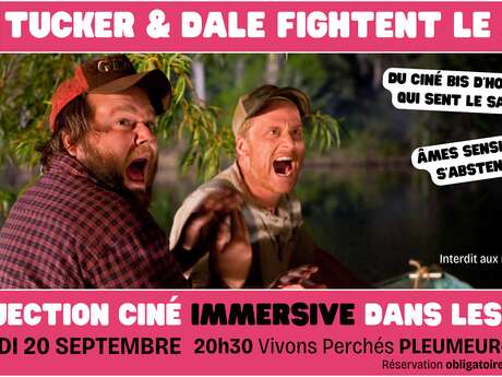 Projection ciné immersive dans les bois - Tucker and Dale fightent le mal