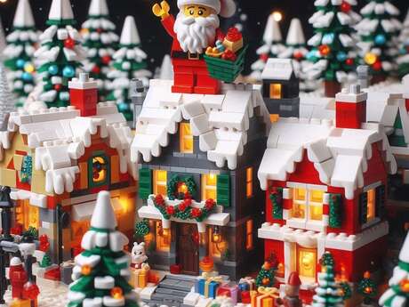 Marché de Noël et village de Noël en Lego®