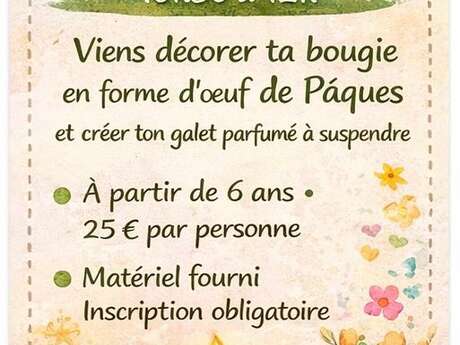 Atelier de créations de bougies