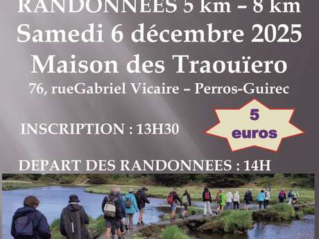 Randonnées 5 & 8 km au profit du Téléthon
