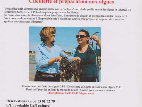 Cueillette et préparation aux algues