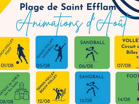 Animations d'été sur la Plage de Saint Efflam