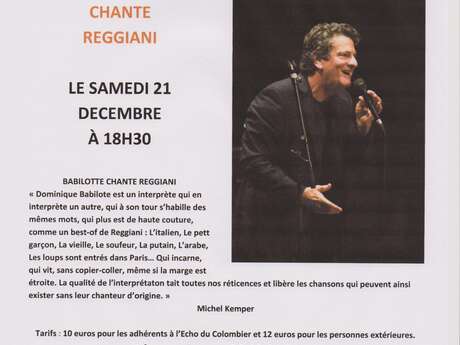 Babilotte chante Reggiani