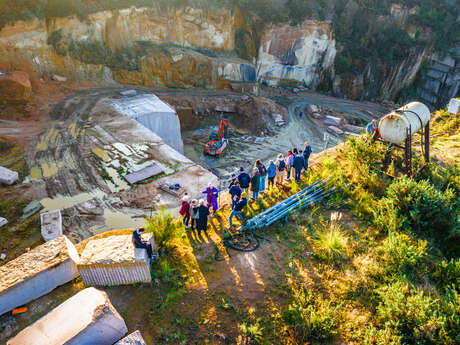 Visite des carrières de granit avec la Maison du Littoral