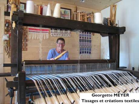 Georgette Meyer , tissages et créations textiles - Exposition, vente de créations artisanales Georgette Meyer , tissages et créations textiles - Exposition, vente de créations artisanales
