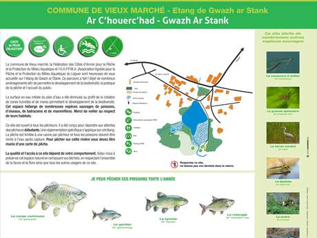 Parcours Découverte de l'étang de Gwazh ar Stank