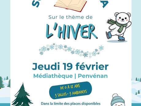 Soirée pyjama sur le thème de l'hiver