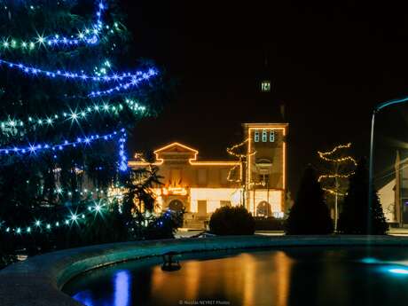 Illumination du sapin de Noël