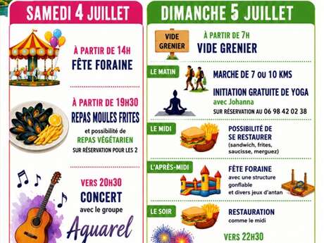 Fête de l'été et vide-grenier