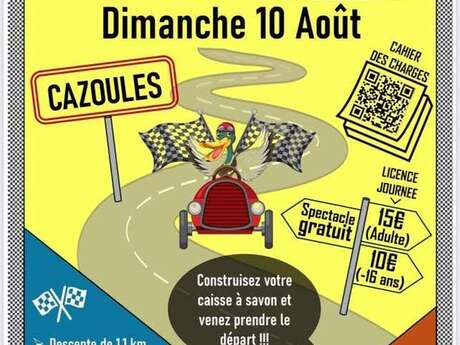 1ère course de caisses à savon - Cazoulès