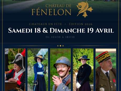Châteaux en fête - Château de Fénelon : Reconstitution multi époques