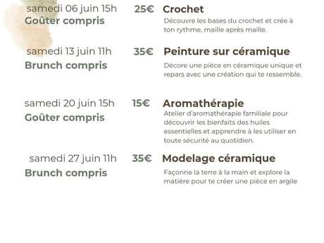 Initiation Aromathérapie et goûter - Maison Tarte