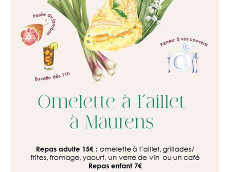 Omelette à l’aillet