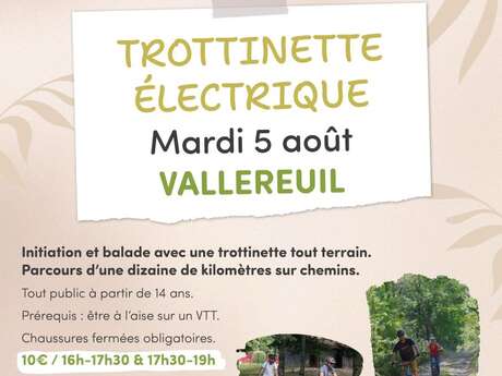 Été actif : Trottinette électrique tout terrain