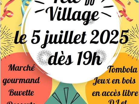 Fête du village: Marché gourmand et show pyrotechnique