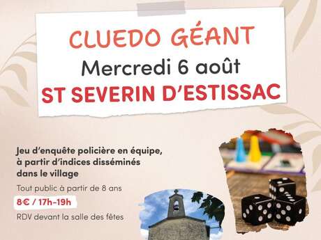 Eté actif : Cluedo
