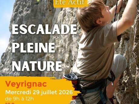 ÉTÉ ACTIF : Escalade pleine nature à Veyrignac
