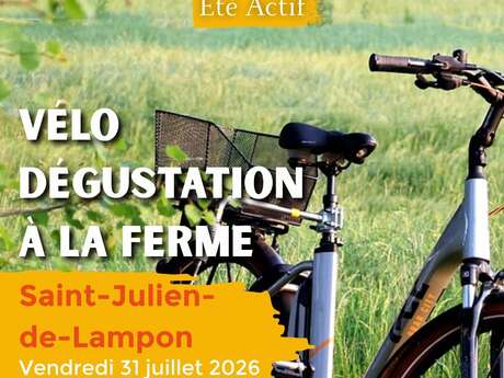 ÉTÉ ACTIF : Vélo-dégustation à la ferme