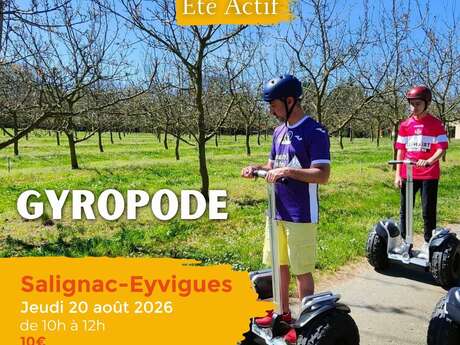 ÉTÉ ACTIF : Gyropode à Salignac-Eyvigues