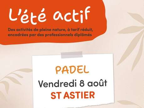 Eté actif : Padel