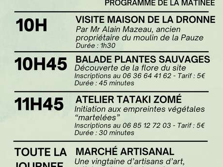 Moulins en Fête et Ascension des Métiers d'Art à La Maison de la Dronne