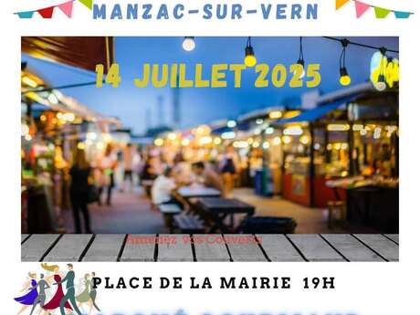 Marché gourmand - bal - Manzac sur Vern - 14.07.2025