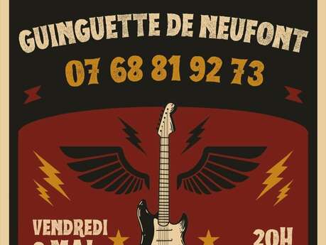 Cartoon rock n'roll - la guinguette de Neufont
