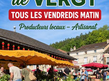 Marché hebdomadaire du vendredi à Vergt