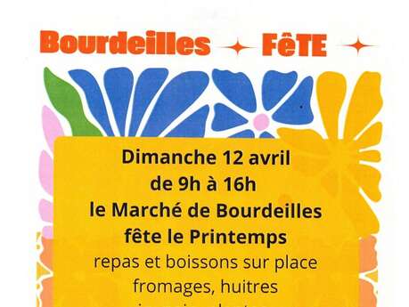 Le marché de Bourdeilles fête le printemps !