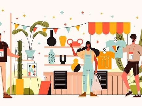 Marché nocturne Créateurs et Artisans à  Saint-Cyprien