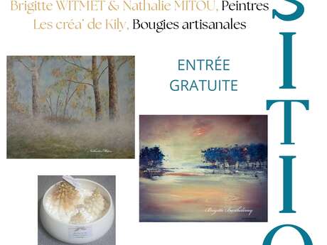 Exposition de Brigitte WITMET, Nathalie MITOU et Les créa' de Kily