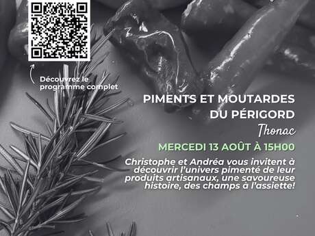 Savoir-faire au rendez-vous : Piments et moutardes du Périgord