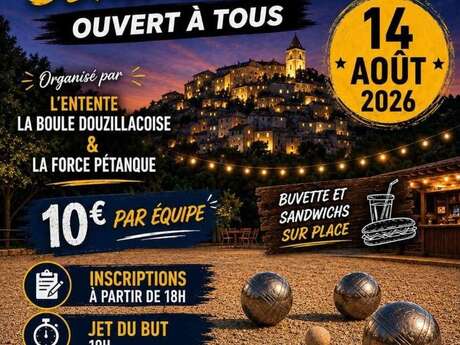 Concours de pétanque semi-nocturne