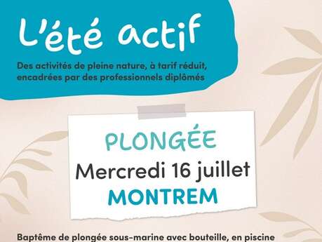 Eté actif : Plongée