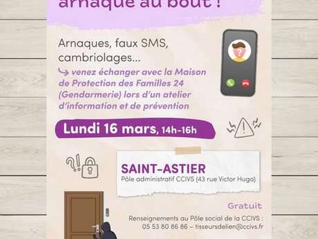 Atelier de prévention des arnaques