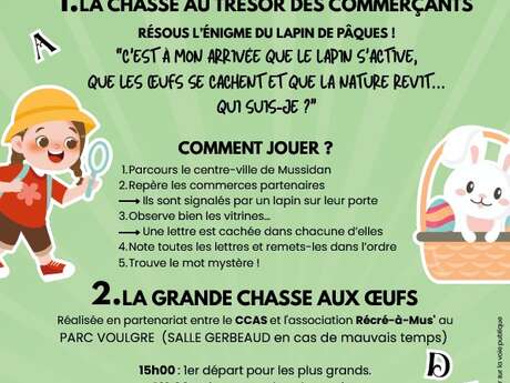 Chasse aux trésors et aux œufs