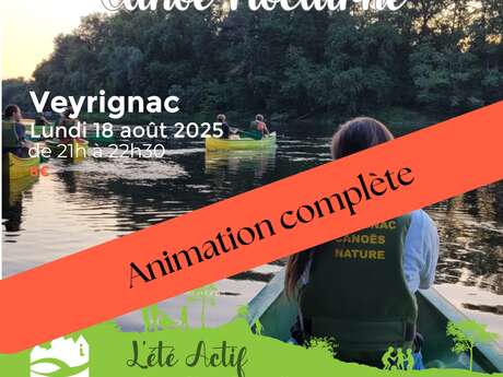ÉTÉ ACTIF : Canoë Nocturne à Veyrignac