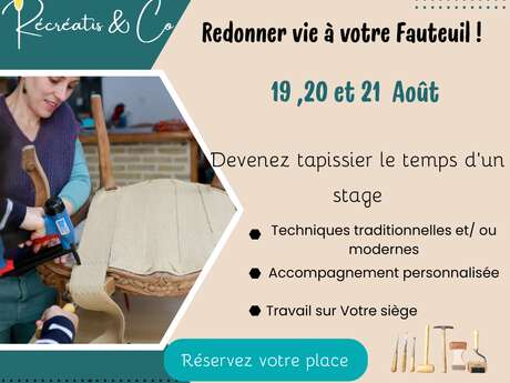 Devenez tapissier le temps d’un stage