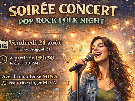 Soirée clôture de saison avec Mina