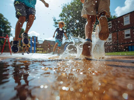 Après-midi jeux d'eau !