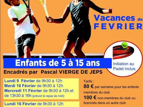 STAGES TENNIS ET INITIATION PADEL