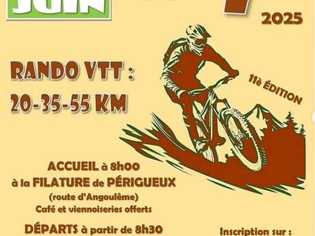 Rando VTT - 11ème édition des 7 collines 2025