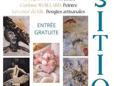 Exposition de Monique STANCIU, Corinne WOILLARD et Les créa' de Kily