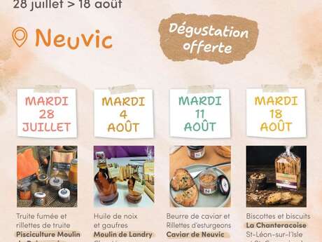 Instant gourmand à l'Office de Tourisme