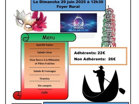 Repas italien